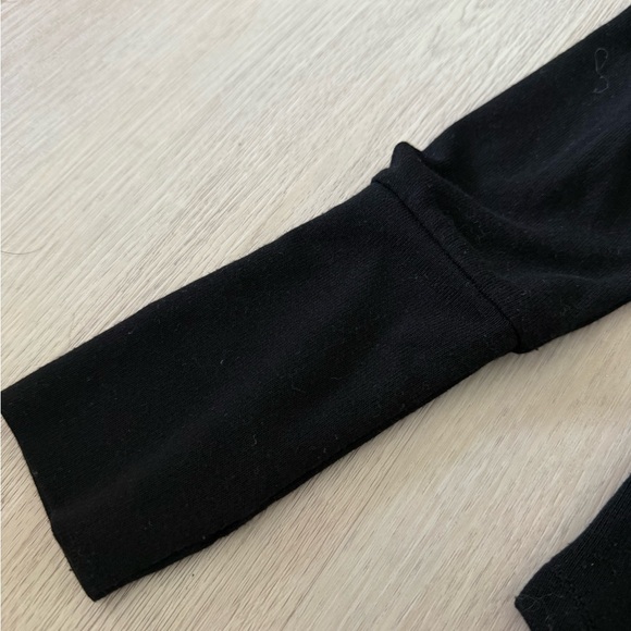 Nordstrom Black Henley Long Sleeve Shirt XS - Picture 3 of 5